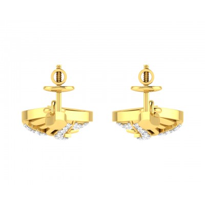 Ivanka Diamond Earrings in Gold